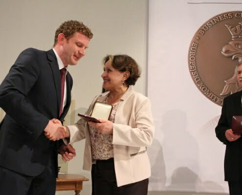 Arkadiusz Rozmysłowicz, Członek Zarządu VECTOR odbiera Medal Europejski