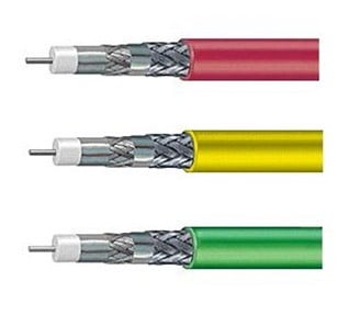 Kabel head end MINI HEC RG59 4.7 różne kolory